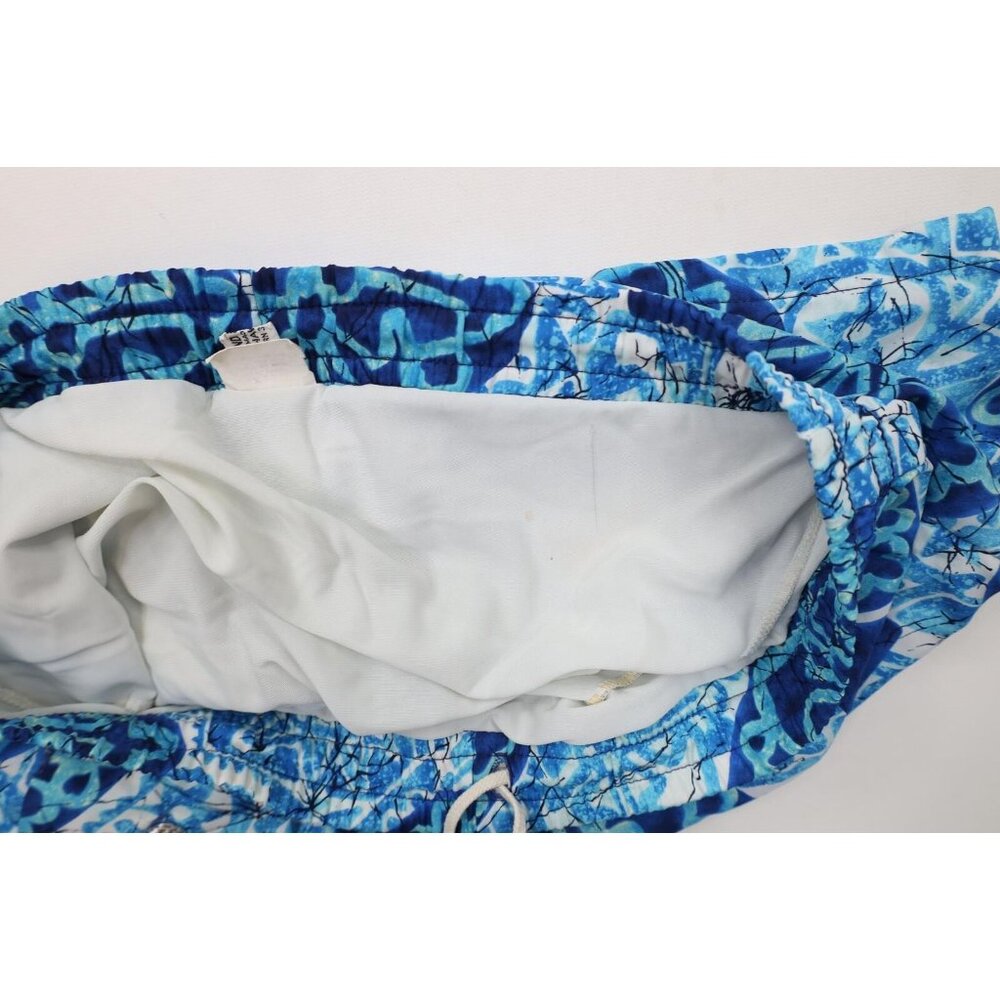 Vintage 60s 70s Streetwear Mens Medium Hawaiian Luau Lined Above Knee Shorts USA - Picture 10 of 14